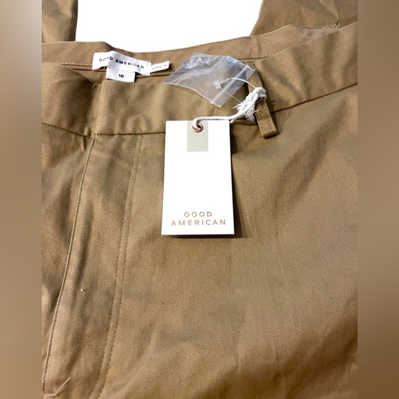 NWT Good American Women's Good Skate Jeans in Good Khaki Sz 16 - Picture 3 of 8